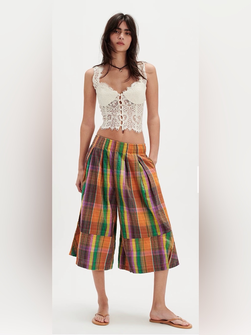 NWT Free People Ivy Pull-on Culottes in Size XL